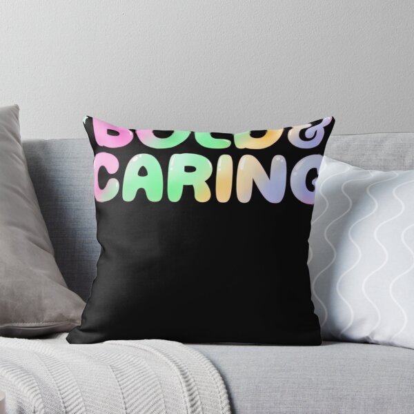 Item preview, Bold & Caring in Pastel Rainbow designed and sold by NewmanArtFas.