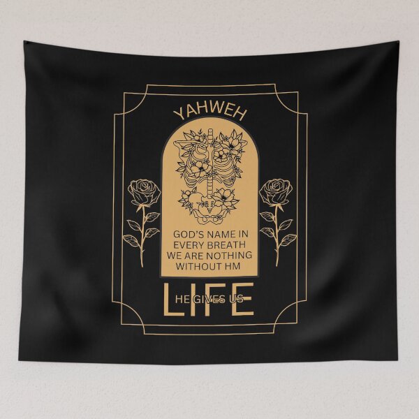 Item preview, Yahweh God's Name In Every Breath He Gives Us Life Skeleton Chest designed and sold by Forevermore.