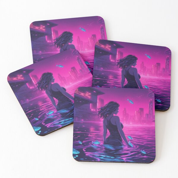 Item preview, Chica en el agua designed and sold by AIcanvasDream.