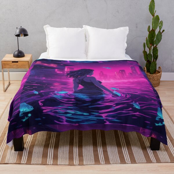 Item preview, Chica en el agua designed and sold by AIcanvasDream.