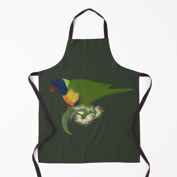 Item preview, Rainbow Lorikeet with flowers designed and sold by Dawnfeather.