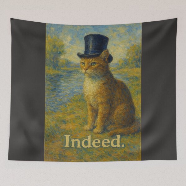 Item preview, Indeed, the Gentleman Cat designed and sold by ShubieDoo12.