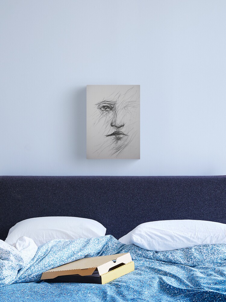 Thumbnail 2 of 3, Canvas Print, Gaze designed and sold by Anthropolog.