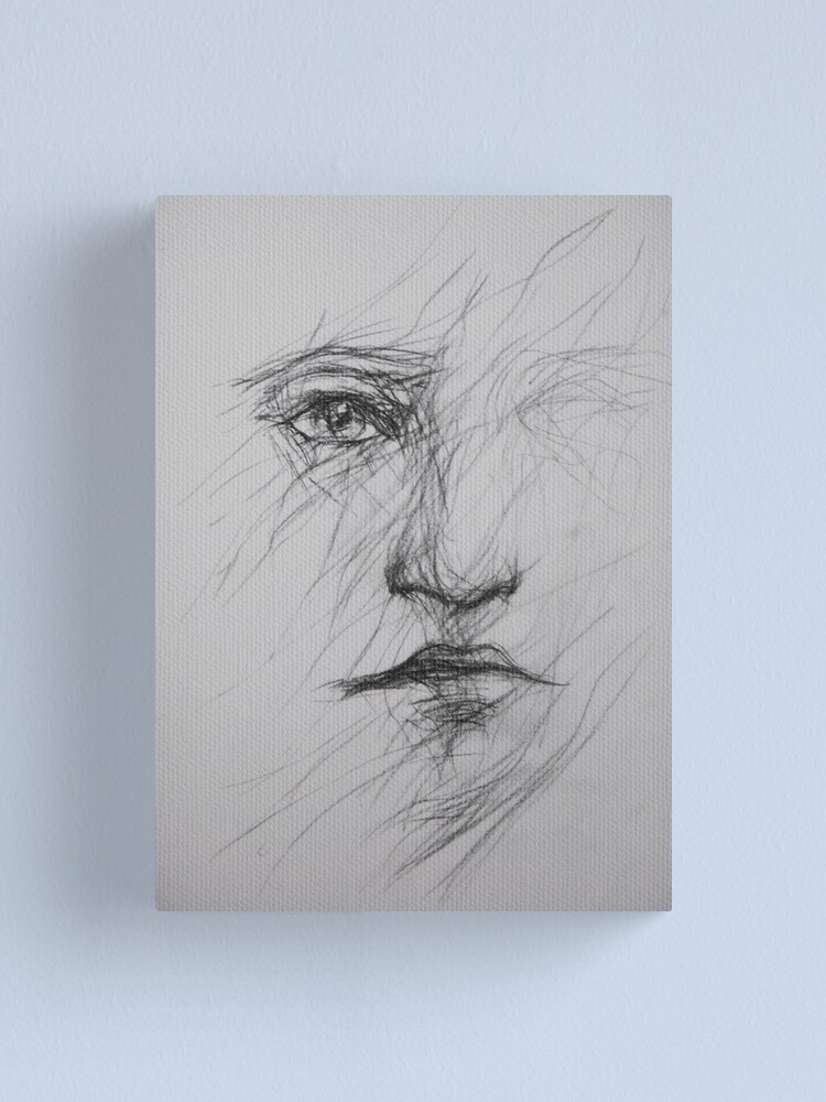 Thumbnail 1 of 3, Canvas Print, Gaze designed and sold by Anthropolog.