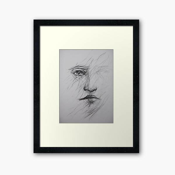 Gaze Framed Art Print