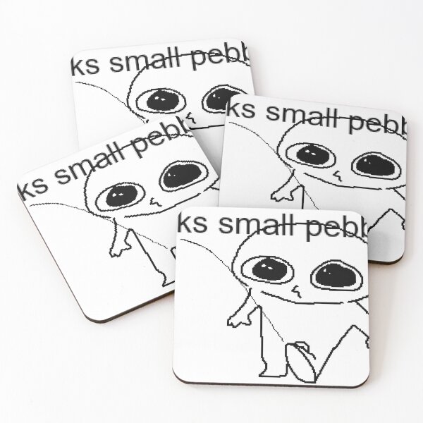 Item preview, kicks small pebble guy (he who kicks the pebble which compared to him, is fractionally smaller) designed and sold by sushistreams.