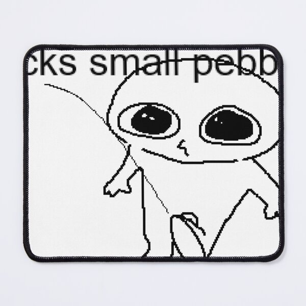 Item preview, kicks small pebble guy (he who kicks the pebble which compared to him, is fractionally smaller) designed and sold by sushistreams.