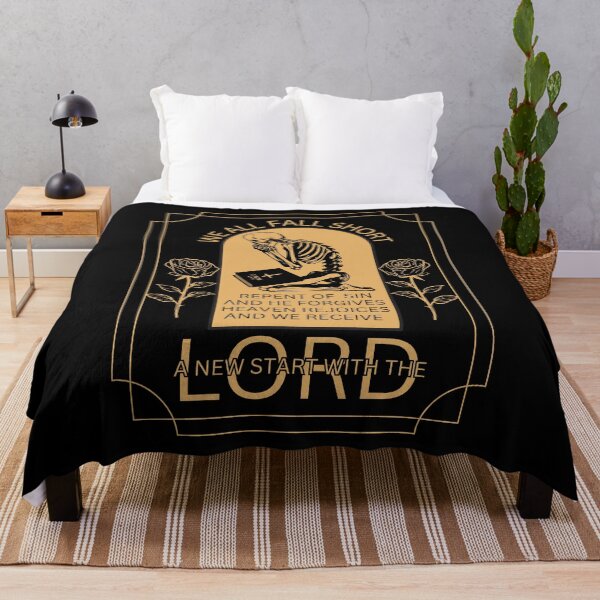 Item preview, Skeleton Praying We All Fall Short, Repent of Sin, Be Forgiven designed and sold by Forevermore.