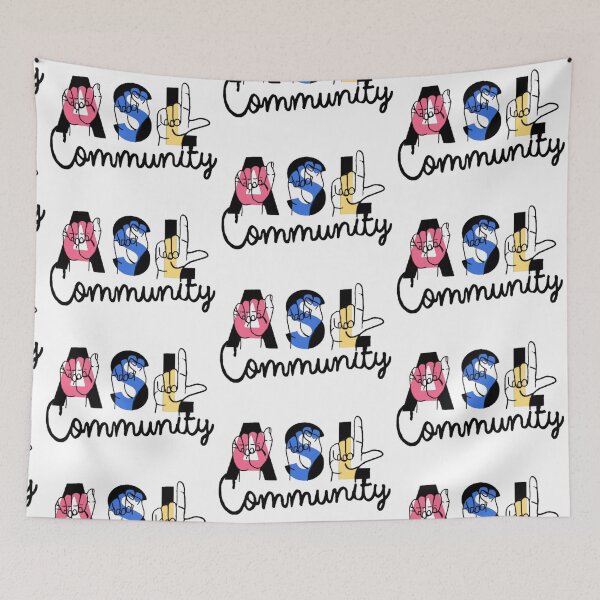 Item preview, ASL Community designed and sold by Cloud-9495.