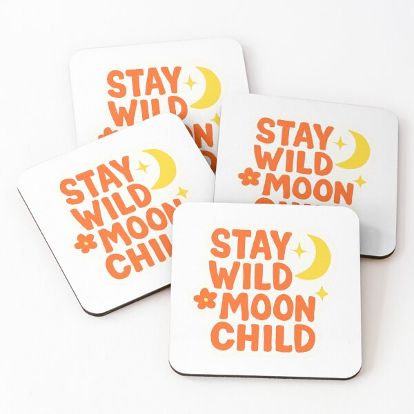 Item preview, Stay Wild Moon Child - Motivational Words for a Productive Day designed and sold by CosmicSeasonsStudio.