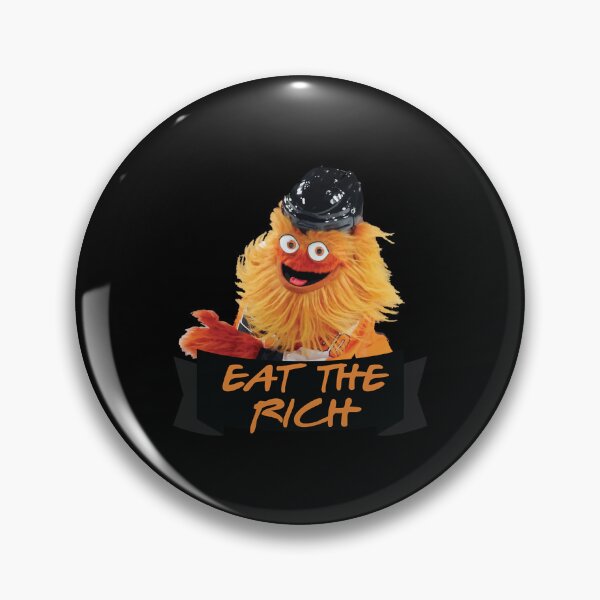 Item preview, Eat The Rich Gritty Sticker designed and sold by ChairToSparee.