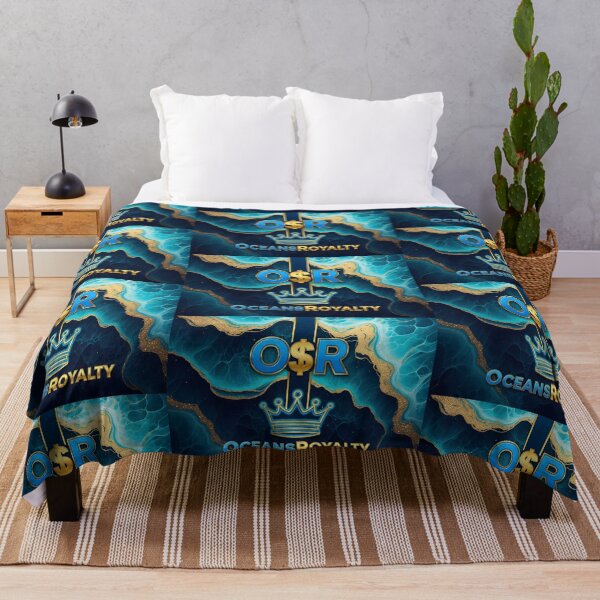 Item preview, #OceansRoyalty Crown Logo – Blue & Gold Legacy Edition designed and sold by OceansRoyalty.