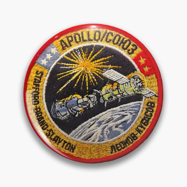 Artikelvorschau, Apollo-Sojus-Test-Projekt (ASTP) Mission Patch - WELTRAUMGESCHICHTE entworfen und verkauft von CleverCulture.