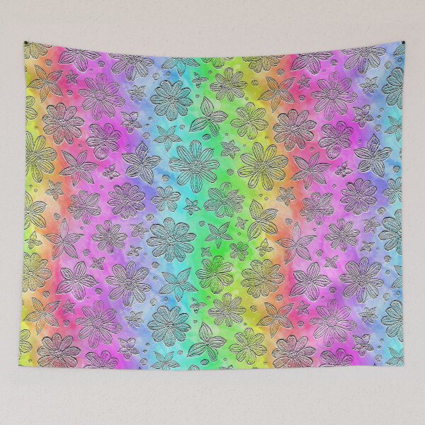 Item preview, Rainbow Flower Blooms designed and sold by Dawne's Designs.