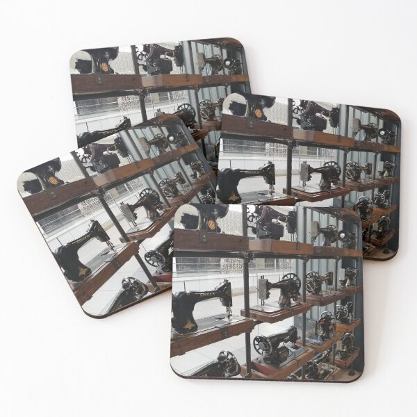 Item preview, Wall of Antique Sewing Machines designed and sold by SakinaStyles.