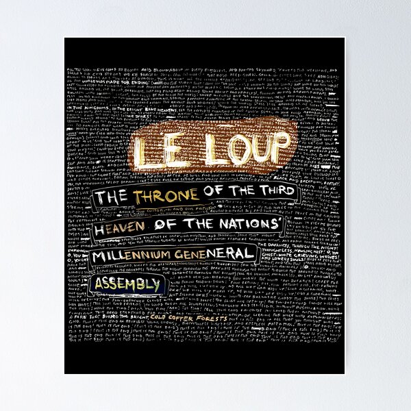 Item preview, Le Loups The Throne Of The Third Heaven Of The Nations' Millennium General Assembly designed and sold by LuisSutton94.