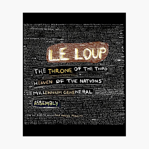 Item preview, Le Loups The Throne Of The Third Heaven Of The Nations' Millennium General Assembly designed and sold by LuisSutton94.