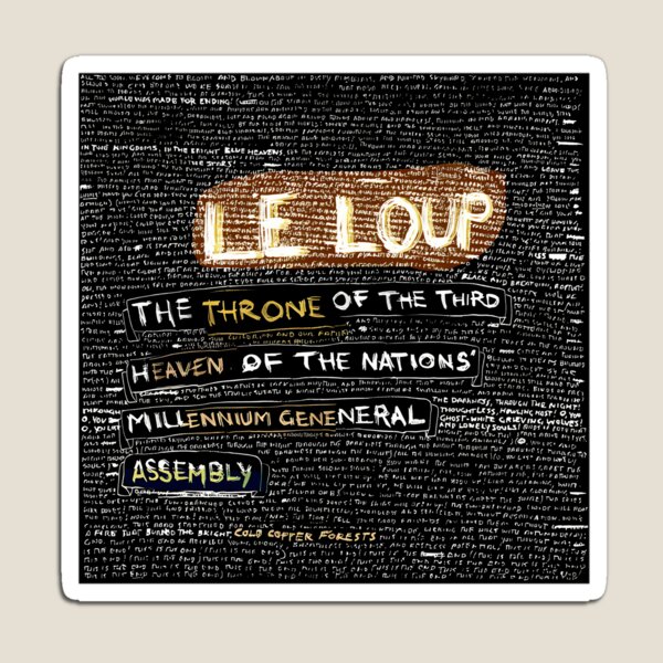 Item preview, Le Loups The Throne Of The Third Heaven Of The Nations' Millennium General Assembly designed and sold by LuisSutton94.