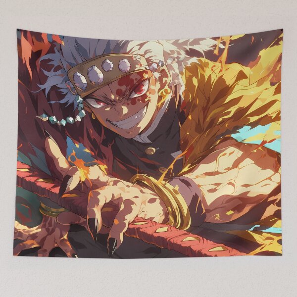 Item preview, Tengen Uzui Demon Slayer Anime Flame Ninja Hashira Power designed and sold by TorbenKuhano.