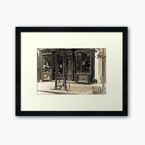 Broken bike Framed Art Print