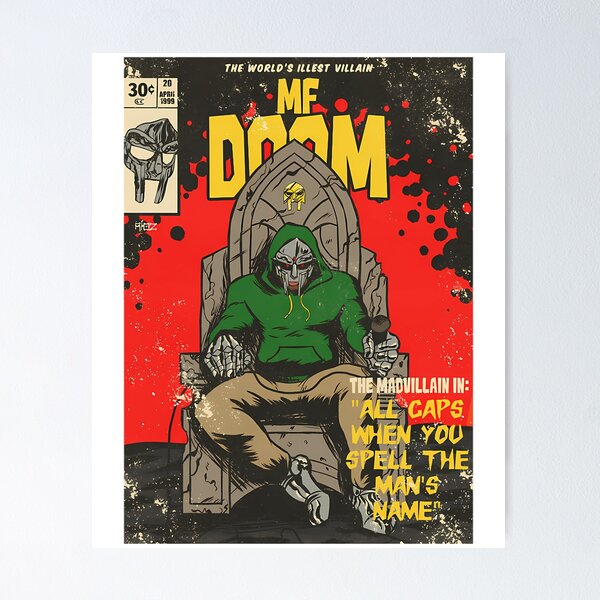 特大⭐︎MF DOOMポスター MF DOOM ポスター 希少 Amazon.com: XINYIN Mf Doom Poster