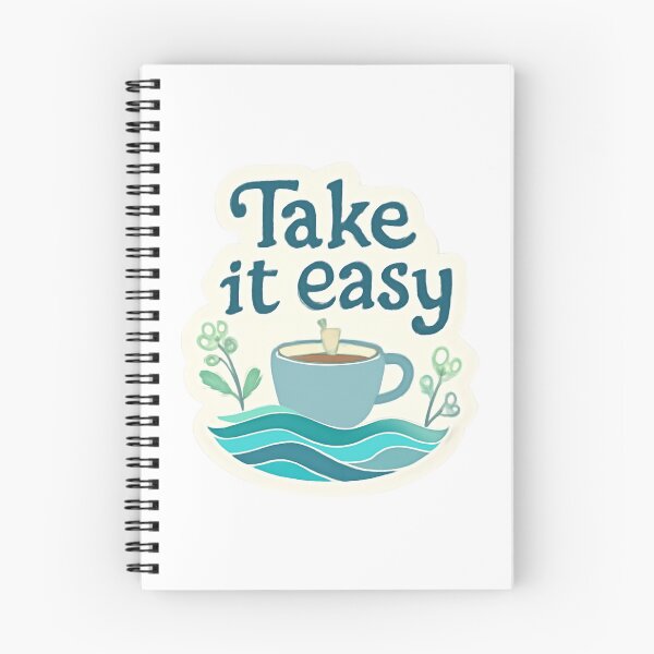 Item preview, Take It Easy - Motivational Words for a Productive Day designed and sold by CosmicSeasonsStudio.