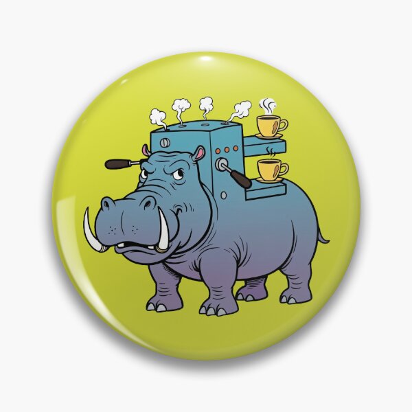 Item preview, Espresso Potamus - Italian Brainrot Stickers, Shirts, Bags, and more designed and sold by macvoodoodesign.