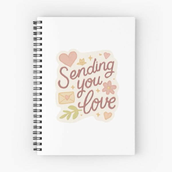 Item preview, Sending You Love - Motivational Words for a Productive Day designed and sold by CosmicSeasonsStudio.