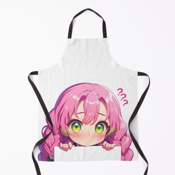 Item preview, Mitsuri Kanroji Demon Slayer Anime Chibi Pink Hair designed and sold by TorbenKuhano.