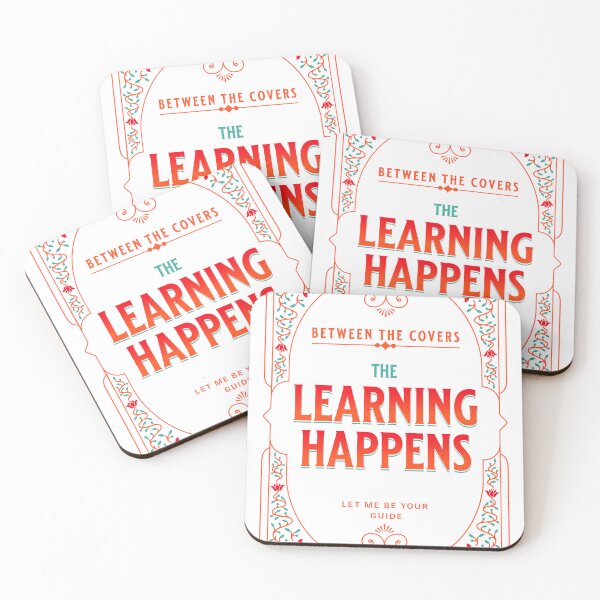Item preview, Between the Covers the Learning Happens – Book Teacher Design designed and sold by FIRGO Designs.