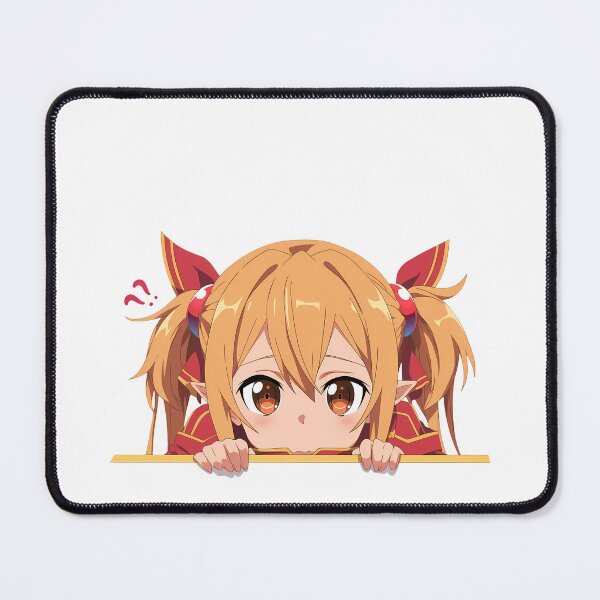 Item preview, Silica Sword Art Online Chibi Brown Peeking Anime designed and sold by TorbenKuhano.