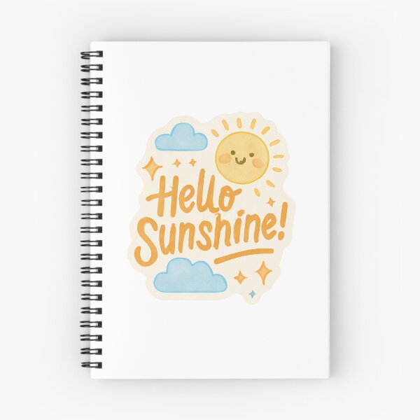Item preview, Hello Sunshine! - Motivational Words for a Productive Day designed and sold by CosmicSeasonsStudio.