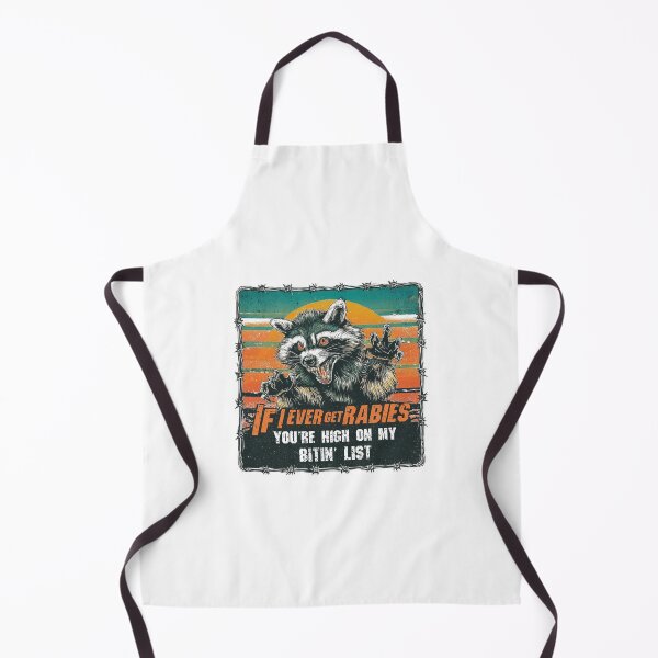 Item preview, Funny Raccoon Biting List : Vintage Dark Humor Design designed and sold by Printynest.