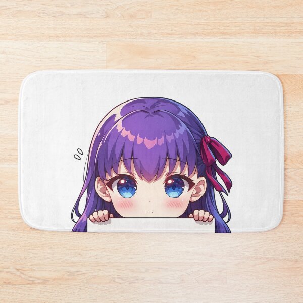 Item preview, Sakura Matou Fate Stay Night Gentle Peeking Chibi Anime designed and sold by TorbenKuhano.