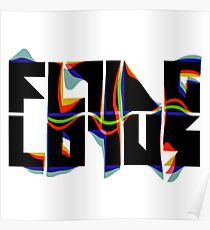 FlyLo Glitchy Poster