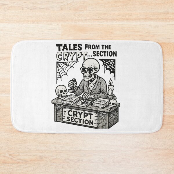 Item preview, Funny Halloween Shirts – Skeleton Tales From The Crypt Section designed and sold by artbibun.
