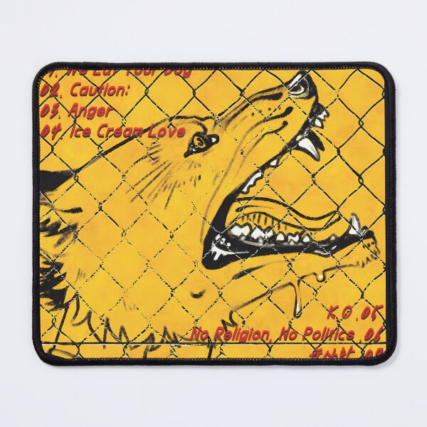 Item preview, Yellow Monsters We Eat Your Dog designed and sold by ArtShopFlopsyC.