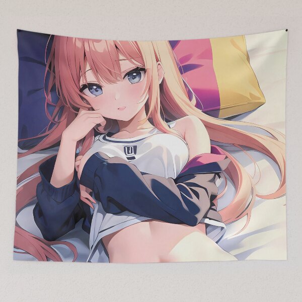Item preview, Remi Ayasaki Horimiya Anime Girl Relaxing Bedroom Glow designed and sold by B5fivemerch.