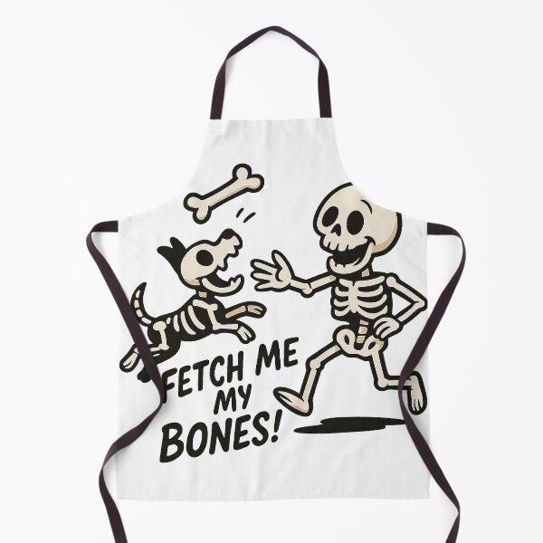 Item preview, Funny Halloween Shirts – Skull and Pets Fetch Me My Bones designed and sold by artbibun.