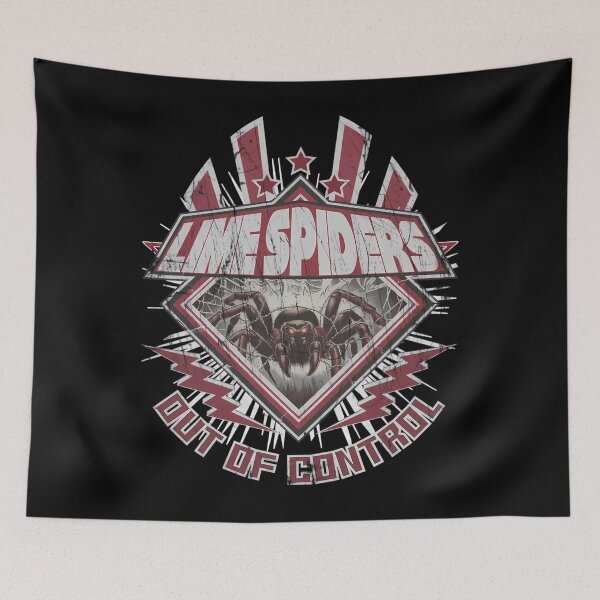 Item preview, Garage Punk Lime Spiders - Out Of Control Vibes designed and sold by ArtShopFlopsyC.