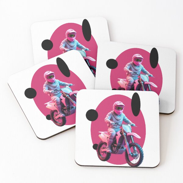 Item preview, Pink Futuristic Motocross designed and sold by Ahau Designs.