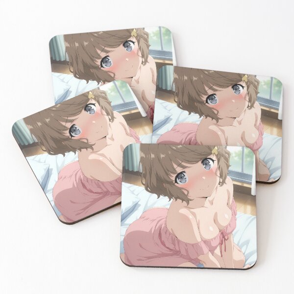 Item preview, Tomoe Koga Bunny Girl Senpai Anime Girl Waifu Bedroom Pink designed and sold by B5fivemerch.