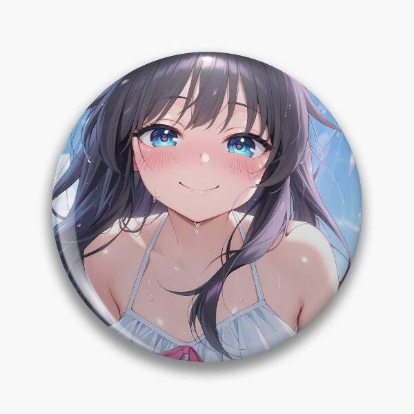 Item preview, Fragrant Kaoruko Waguri Summer Bikini Ocean Anime Girl Waifu designed and sold by B5fivemerch.