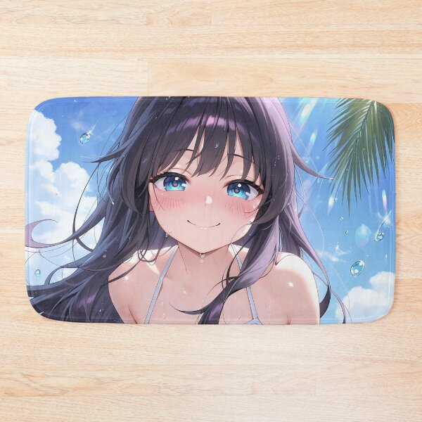 Item preview, Fragrant Kaoruko Waguri Summer Bikini Ocean Anime Girl Waifu designed and sold by B5fivemerch.
