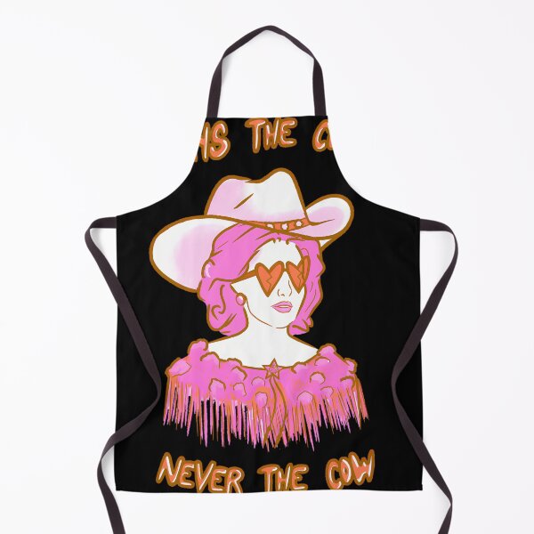 Item preview, Cmat Always The Cowboy Never The Cow - Pink And Orange designed and sold by PricklesAlaya.