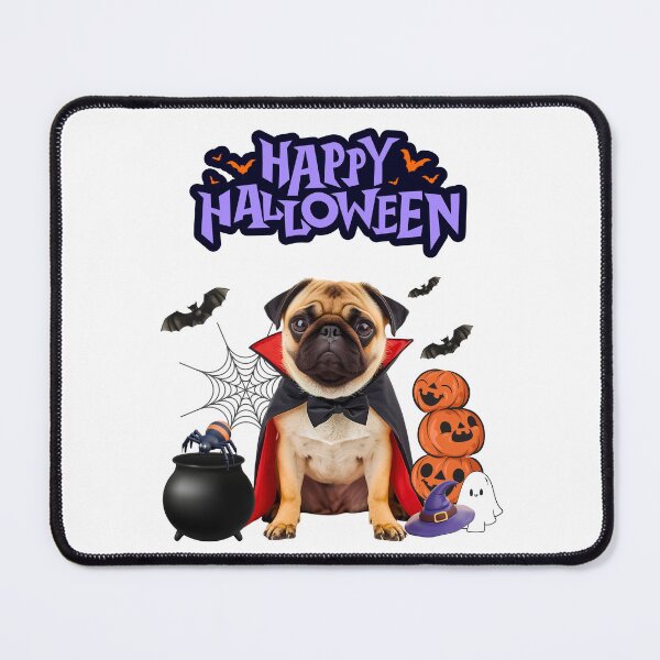 Item preview, Pug Dracula Halloween Design | Cute Spooky Dog with Festive Decorations designed and sold by Fredster1966.