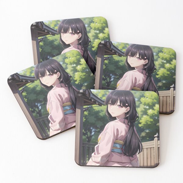 Item preview, Miyo Saimori My Happy Marriage Pink Yukata Waifu Anime Girl designed and sold by B5fivemerch.