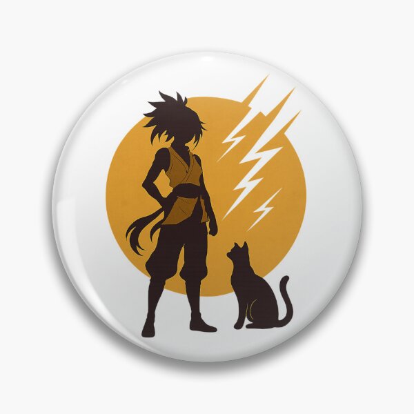 Item preview, Lightning Shadow Warrior  Cat Silhouette designed and sold by lelahsipes.