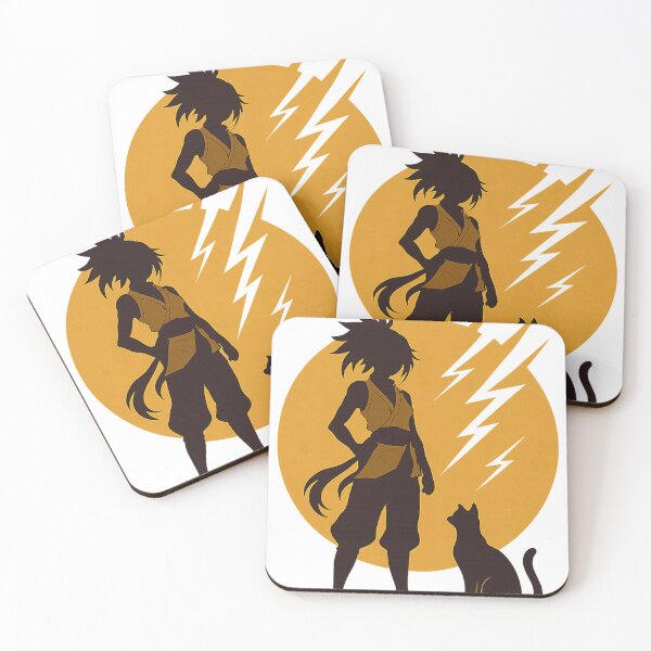 Item preview, Lightning Shadow Warrior  Cat Silhouette designed and sold by lelahsipes.