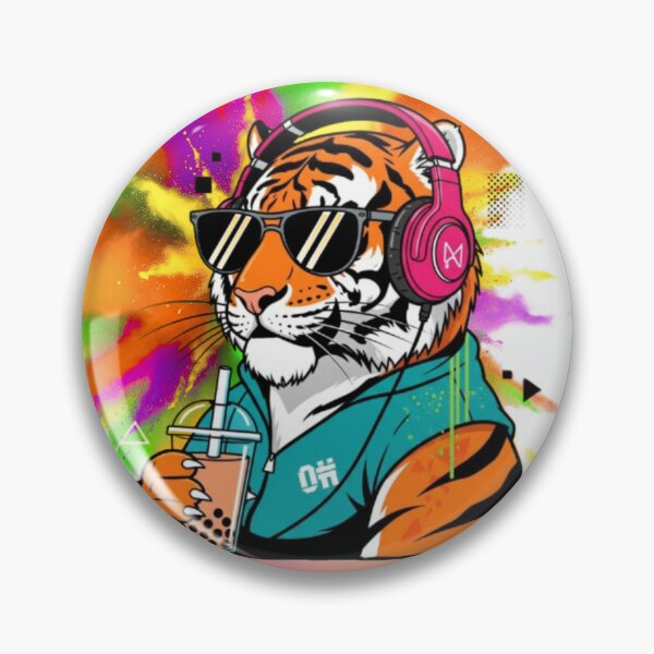 Item preview, Just Vibing Tiger | designed and sold by StylZthetic.